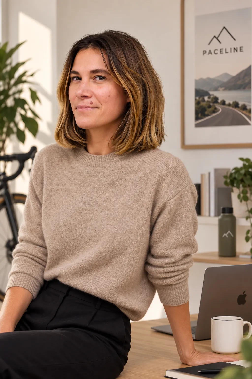 Morgane Schwerdtle, fondatrice de Paceline, dans son bureau